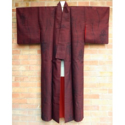 Antique Dark Red Kimono