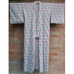 Vintage Grey Omeshi Kimono