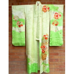 Green Peacock Kimono