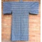 Vintage Men's Yukata - Dark Blue & White Link Pattern