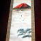 Wall Hanging Scroll - Mt Fuji and Cranes