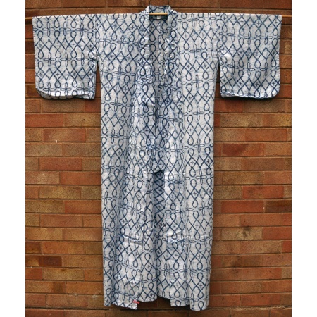 Vintage Women's Yukata with Looped Pattern