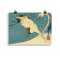 Crane and Wave - Hiroshige