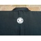 Men's Vintage Black Silk Kimono with Crests