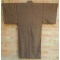 Men's Vintage Japanese Brown Silk Triangle Pattern Kimono