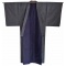 Men's Antique Grey Silk Japanese Kimono