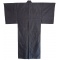 Men's Antique Grey Silk Japanese Kimono