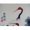 Chinese Silk Scroll - Cranes in Pine Tree