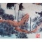 Chinese Silk Scroll - Cranes in Pine Tree