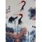 Chinese Silk Scroll - Cranes in Pine Tree