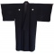 Men's Black Silk Vintage Itsutsumon Kimono