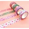 Washi Tape Rolls with Cherry Blossom Designs