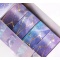 Washi Tape Rolls with Blue Tone Constellation Designs